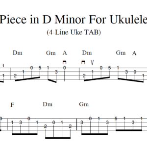 Piece in D Minor for Uku